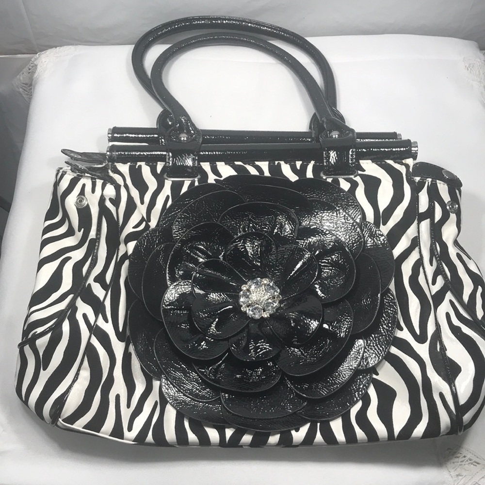 Zebra Purse Velvet Strips